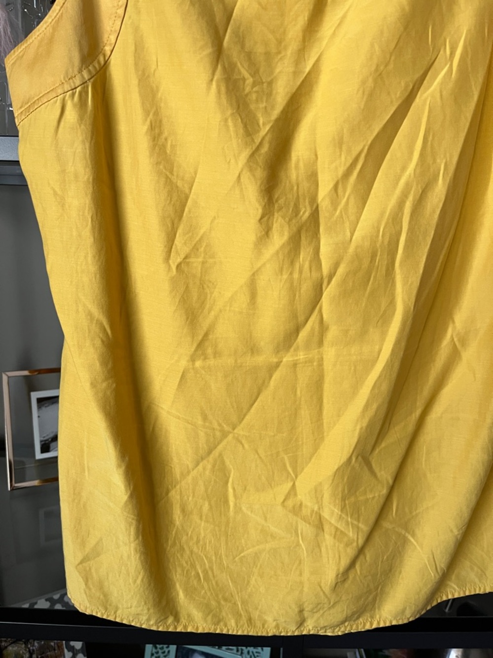 J. Jill Yellow Silk/Cotton Blend Tank - Picture 14 of 14